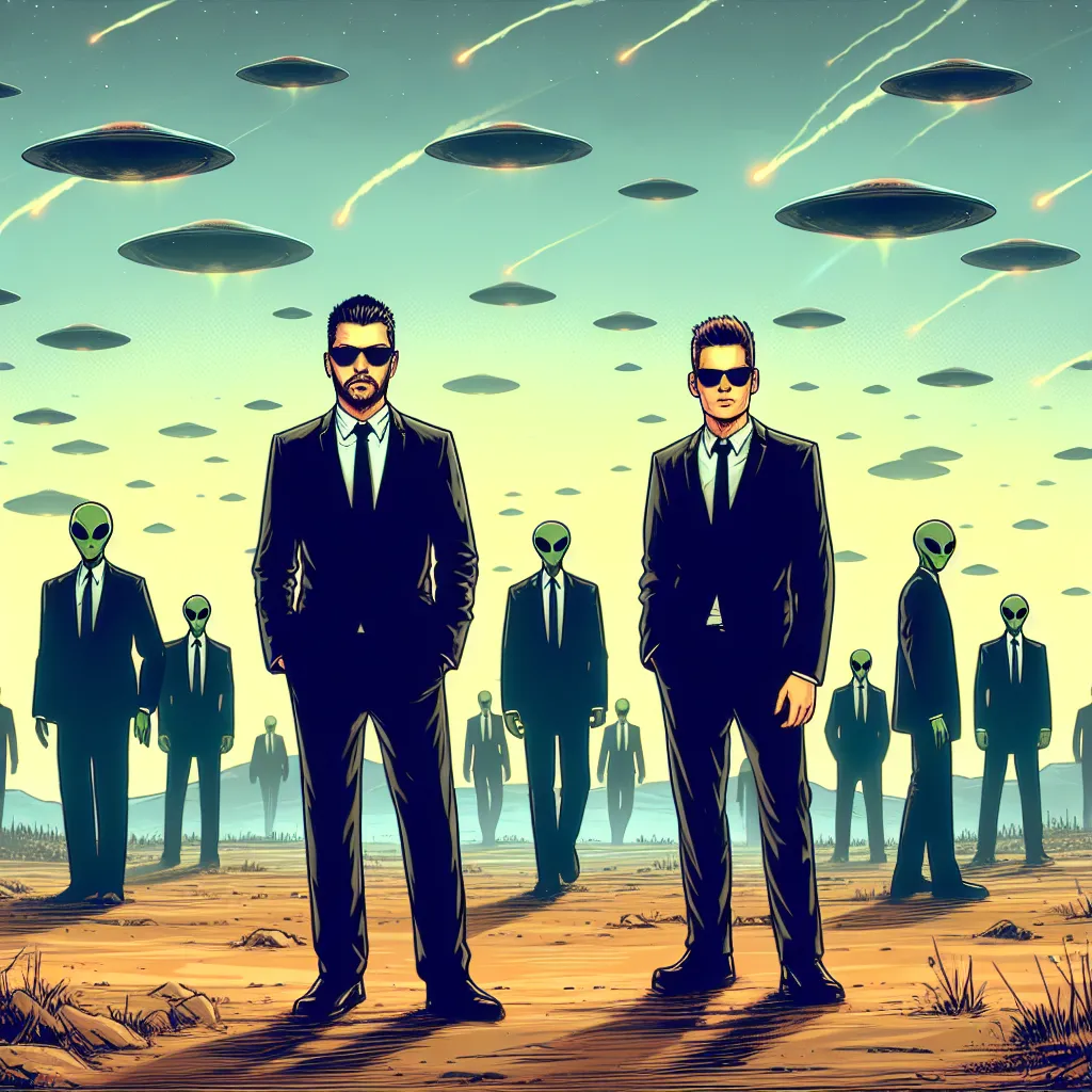 Scene illustration from the movie Men in Black addressing the question: Why did aliens prefer different coffee than humans?
