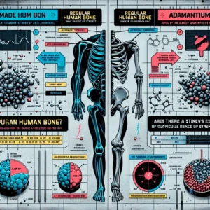 Scientific illustration related to X-Men addressing the question: What strength did Wolverine’s Adamantium bones realistic...
