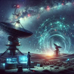 Scene illustration from the movie Contact addressing the question: How did the alien message decoding device function?
