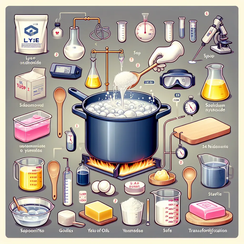 Scientific illustration related to Fight Club addressing the question: Is the chemical process for making soap realistic?