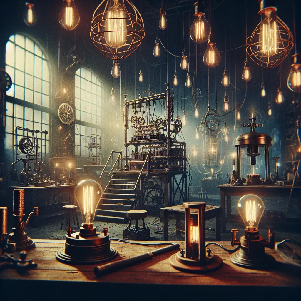 Scene illustration from the movie The Prestige addressing the question: What electrical principle powered Tesla’s cloning ...