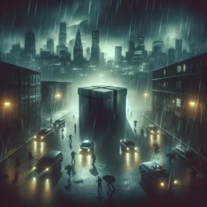 Scene illustration from the movie Se7en addressing the question: What psychological trick did John Doe’s box employ?