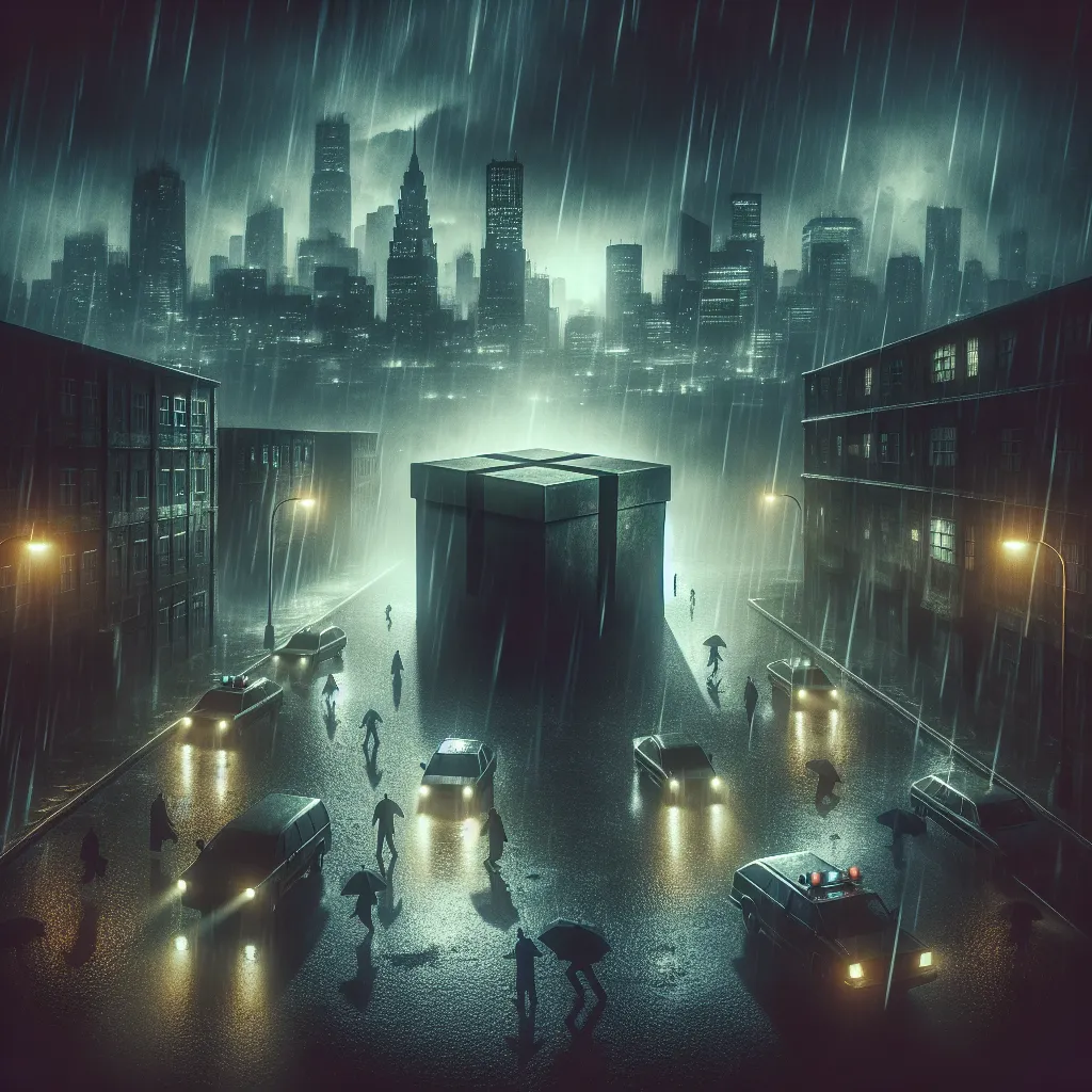 Scene illustration from the movie Se7en addressing the question: What psychological trick did John Doe’s box employ?