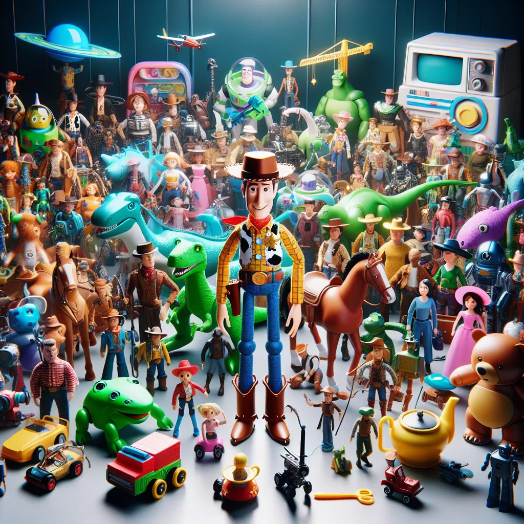Scene illustration from the movie Toy Story addressing the question: What kind of light was Buzz Lightyear’s laser?