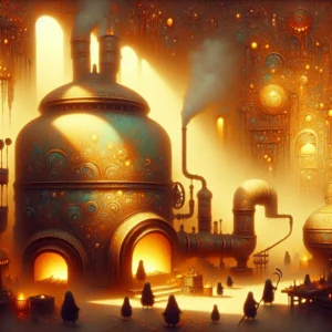 Scene illustration from the movie Spirited Away addressing the question: What magic heated Yubaba’s bathhouse water?