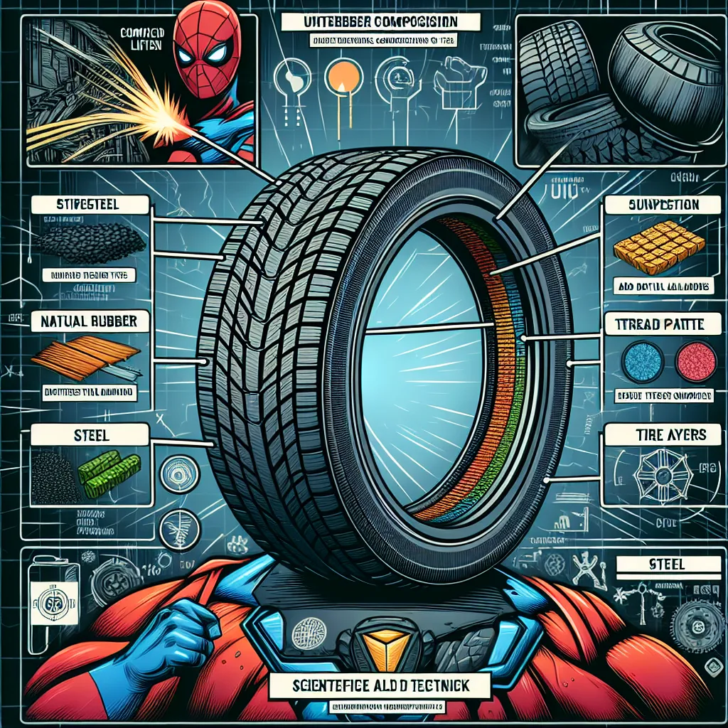 Scientific illustration related to Batman v Superman: Dawn of Justice addressing the question: What material was used for ...