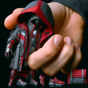 Scene illustration from the movie Ant-Man addressing the question: What fabric was Scott Lang’s Ant-Man suit made from?