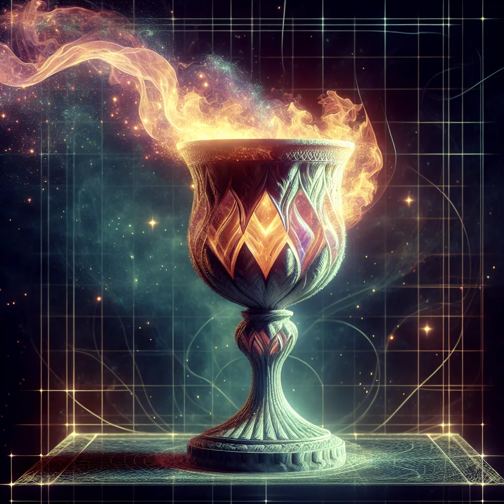Scientific illustration related to Harry Potter and the Goblet of Fire addressing the question: What material was the Gobl...