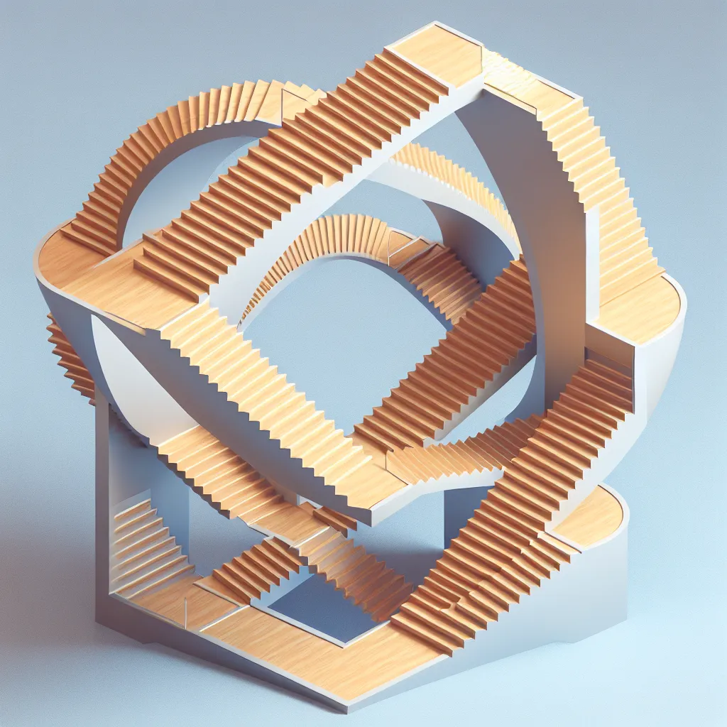 Scientific illustration related to Inception addressing the question: How did the dream’s physics allow paradoxical stairc...