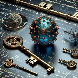 Scientific illustration related to The Matrix Reloaded addressing the question: What material was the Keymaker’s keys made...