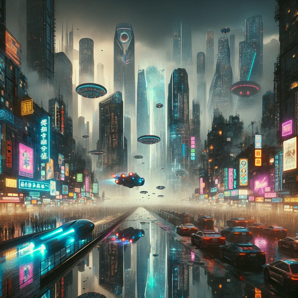 Scene illustration from the movie Blade Runner addressing the question: What tech allowed the Voight-Kampff test to detect...