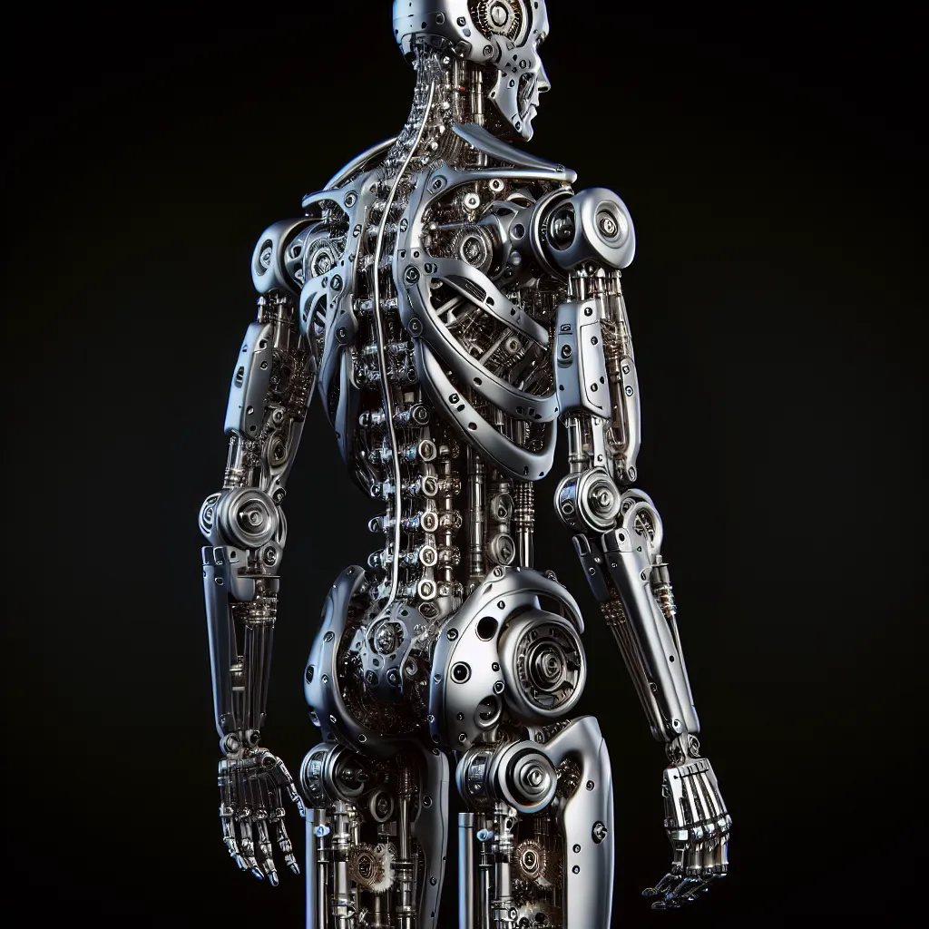 Scientific illustration related to Terminator addressing the question: What metal was the T-1000’s endoskeleton made from?