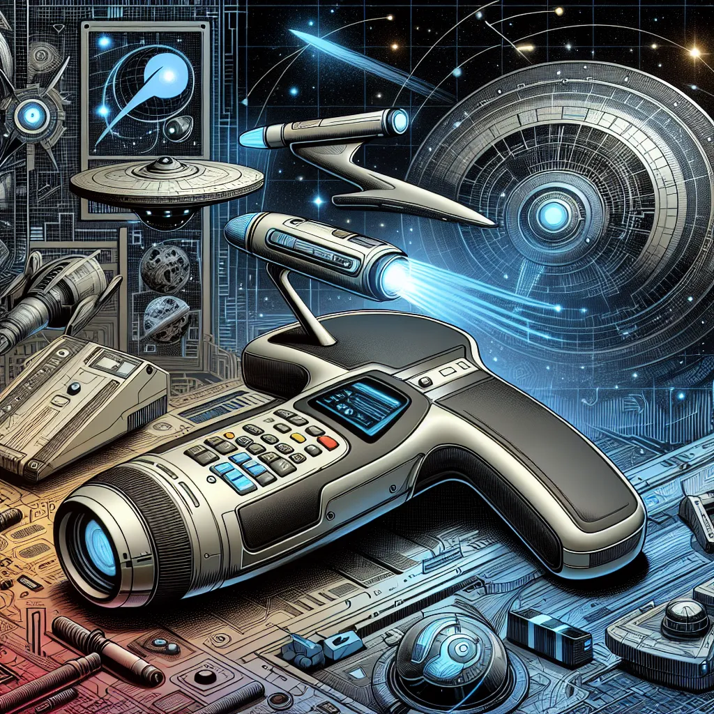 Scene illustration from the movie Star Trek addressing the question: What tech powered Spock’s tricorder scans?
