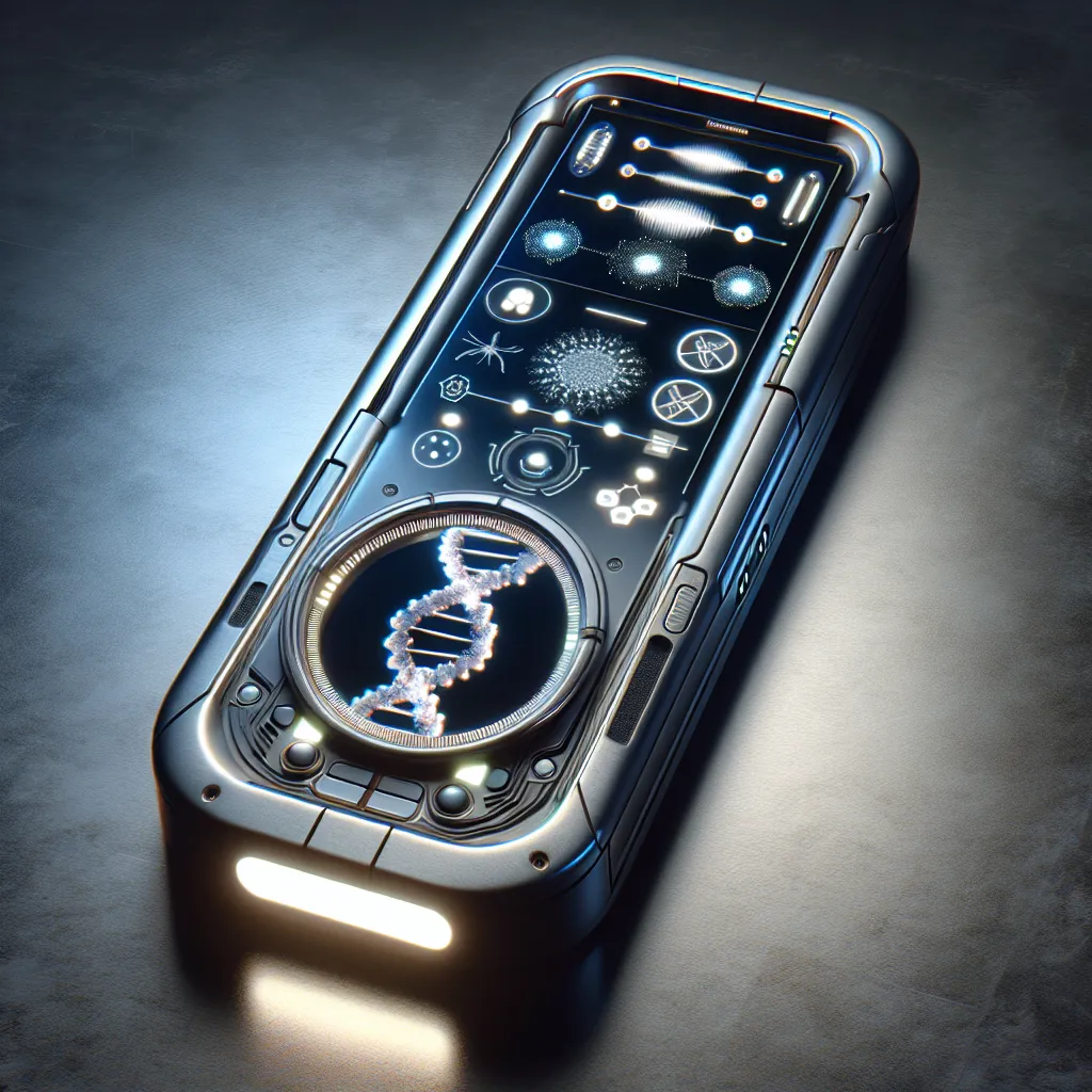 Scene illustration from the movie Gattaca addressing the question: What device verified DNA at Gattaca’s entry?