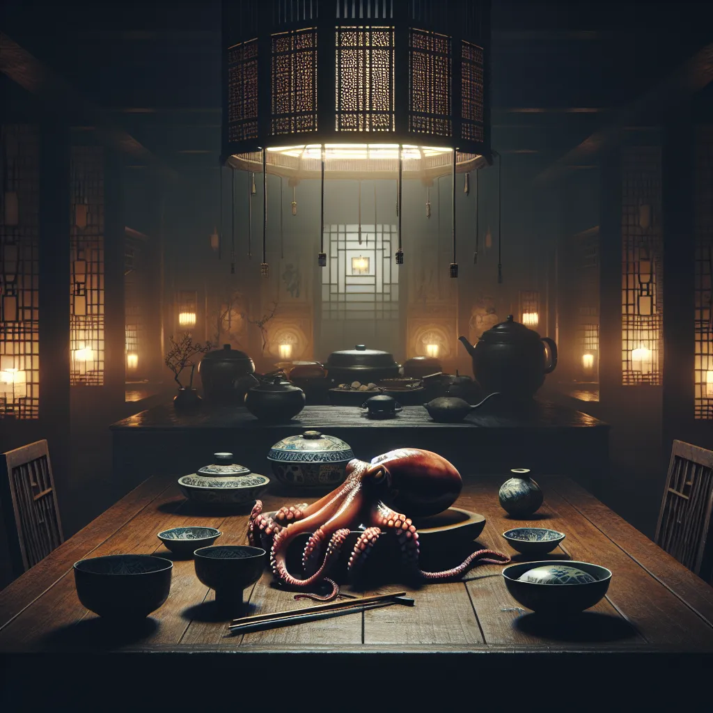 Scene illustration from the movie Oldboy addressing the question: What food was Oh Dae-su fed during captivity?