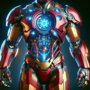 Scene illustration from the movie Iron Man addressing the question: What tech powered Tony’s arc reactor’s blue glow?