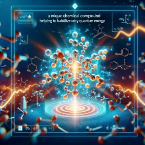 Scientific illustration related to Ant-Man addressing the question: What chemical stabilized the quantum realm’s energy?