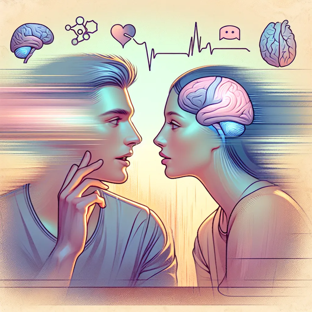 Relationship advice image: How does the speed of a partner’s conversation neurologically manipulate romantic attraction?