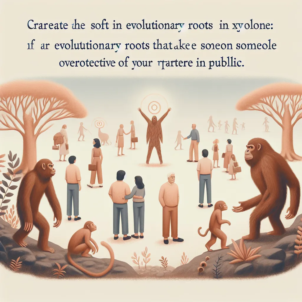 Relationship advice image: What evolutionary roots make someone overly protective of their partner in public?