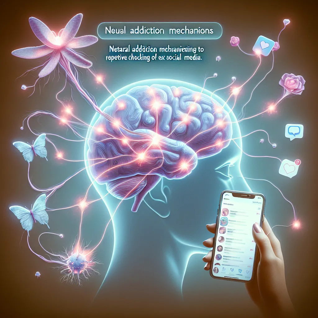Relationship advice image: What neural addiction mechanism drives repetitive checking of an ex’s social media?