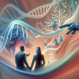 Relationship advice image: What neuroscientific evidence links a tendency to cheat with genetic factors?