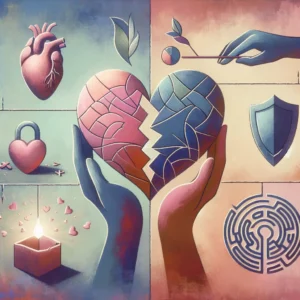 Relationship advice image: What psychological defense mechanisms enable forgiving a partner’s betrayal?