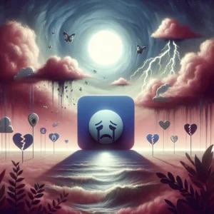 Relationship advice image: What psychological patterns fuel vengeful social media posts after a breakup?