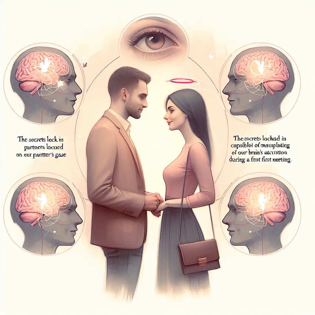 Relationship advice image: What secret does a partner’s gaze hold to manipulate the brain’s attraction circuits in a first meeting?